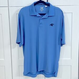 Cutter & Buck Carolina Panthers Polo - L - EUC